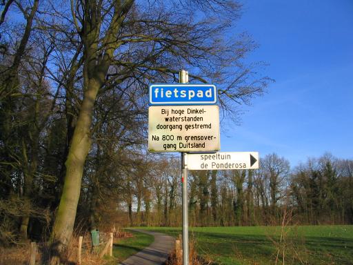 Waarschuwingsbord (Foto: Dick Waanders)
