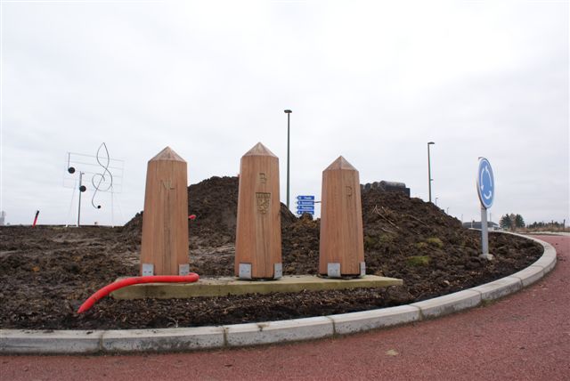 Rotonde Hombourg met Drielandenpunt (Foto: Hans Hermans)
