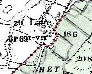 Topografische kaart 1900