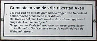 Bordje met info