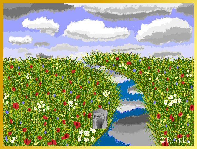 Amiga-tekening van Rita Melgert