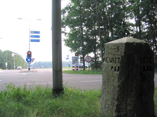 Kruising bij De Witte Paal (Foto: Dick Waanders)