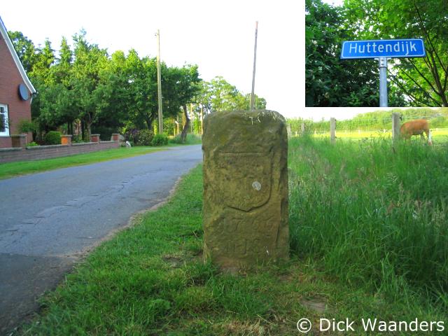 Grensovergang Huttendijk (Foto: Dick Waanders)
