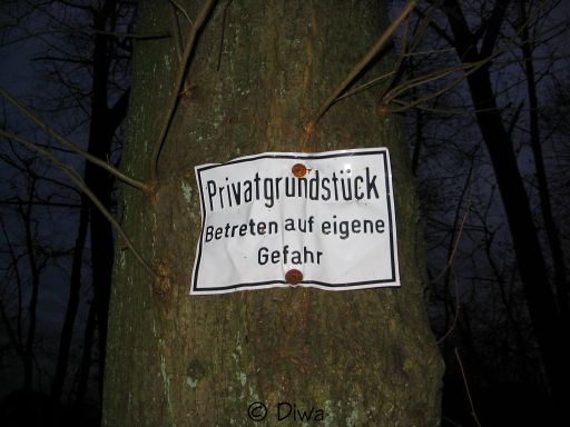 Privat Grundst�ck (Foto Dick Waanders)