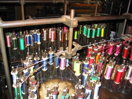 Textielmachine (Foto: Dick Waanders)