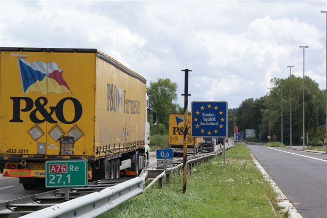 Langs autoweg bordje A76 (Foto: Hans Hermans)